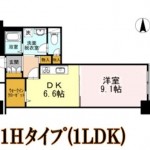 1Hﾀｲﾌﾟ（1LDK）
