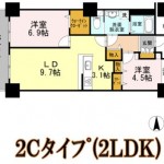 2Cタイプ（2LDK)
