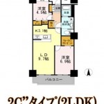 2C''ﾀｲﾌﾟ（2LDK)