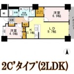2C'ﾀｲﾌﾟ（2LDK)