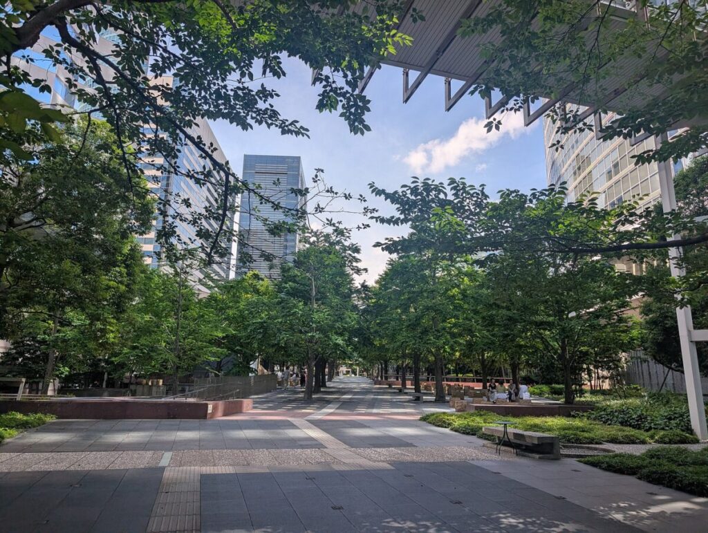 Buildings near Shinagawa station
